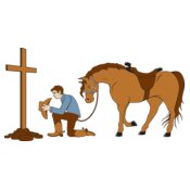 Praying Cowboy 1