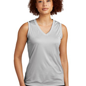 Ladies Sleeveless PosiCharge™ Competitor™ V Neck Tee