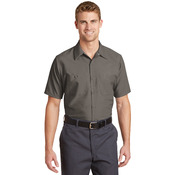 Long Size, Short Sleeve Industrial Work Shirt