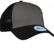 Snapback Contrast Front Mesh Cap
