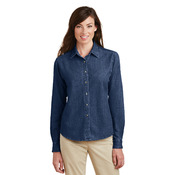 Ladies Long Sleeve Value Denim Shirt