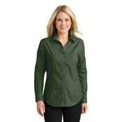 Ladies Crosshatch Easy Care Shirt