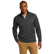 Vertical Texture 1/4 Zip Pullover