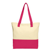 Colorblock Cotton Tote