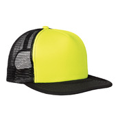 Flat Bill Snapback Trucker Cap