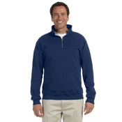 SUPER SWEATS Quarter-Zip Cadet Collar Sweatshirt